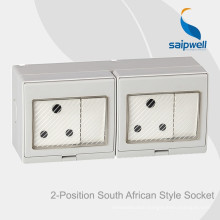 Saipwell High Quality surface mount switch and power socket for South Africa